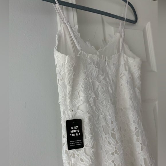 Express Floral Lace Midi Dress - Picture 5 of 6